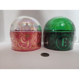 Both Wicked Glass Bubble Domes Glinda Elphaba Pink Green Do Good